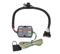 Xiuganpo Cablaggio del Rimorchio a 4 Vie, 56420 118784 Plug in Gomma in Metallo e Riproduzione del Kit di Cablaggio per L'autospettili Rimorchio Collegare, Tappo e Riproduzione