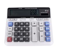 Xiuganpo Calcolatrice a Pulsante Grande Ad Energia Solare Calcolo Facile Ad Alta sensibilità per Ufficio e Azienda Materiale Plastico ABS Ecologico