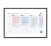 Xiuganpo Calendario Digitale Intelligente 10.1in, Schermo Touchscreen HD, | Agenda elettronica da parete con tabella dei lavori, connessione Wi-Fi, cornice per foto commutabile, orari domestici e