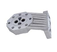 Xiuganpo Casetta di Fusione della Pompa Splitter Log, Staffa Splitter in Legno Idraulico in Lega di Alluminio con Anello di Tenuta per FM8, FM10, FM16