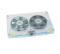 Xiuganpo Cassette Vuote Visual Design Cassetta Fai-da-te da 46 Minuti, Ideale per la Musica Punk Rock, Realizzata in ABS di Alta qualità e Lega di Alluminio (GREEN)