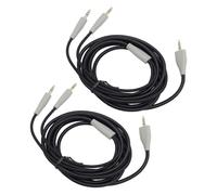 Xiuganpo Cavo Jack da 3,5 Mm a 3 da,5 Mm, 6,6 Piedi 2 Pcs da, a Cavo Auricolare Doppio da, Clear Lossless Suono per PC