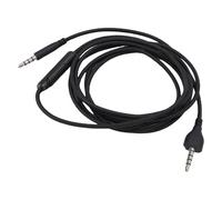 Xiuganpo Cavo per Cuffie da 3,5 Mm a 3,5 Mm, Cavo OFC -Cern -Cern Kaburer Kabel Soft Flexible Gold Coating con compatibilità di Interruzione 1,8 M Lunghezza per Chat di Chiamata Vocale Chat
