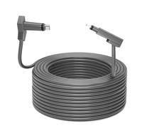 Xiuganpo Cavo Satellitare Rettangolare, Cavo Satellitare Sostitutivo 98,4 Piedi per V2 Kit di Prolunga Cavo con Cappucci Terminali, Prolunga Cavo Satellitare Impermeabile