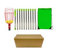 Xiuganpo Cestino Ostpick, Strumento di Raccolta della Frutta Semplice Gruppo di Assemblaggio di Montaggio Multifunzionale in Acciaio Inossidabile Regolabile per Le Arance (4m / 13.12ft)