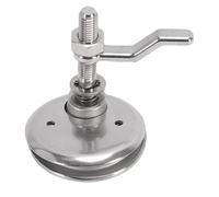 Xiuganpo Chiusura a Camma per Barche, Maniglia per Boccaporto Marino in Acciaio Inossidabile 316 con Indicatore a Punto Rosso, Maniglia Rotonda per Boccaporto Marino da Incasso per