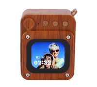 Xiuganpo Compact Bluetooth Speaker with Touch Screen & Strong Bass (No | Leggero;Ideale per i viaggi, touchscreen da 2,0 pollici, design portatile;Connessione wireless, suono di alta