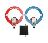 Xiuganpo Confezione da 2 Antenne Loop PCB, Blu SW 4-24 MHz e Rossa AM/MW | Costruzione a Ciambella PCB, Ricevitore Radio per Interni, Sistema Home Theater AV Stereo, Ampia Frequenza