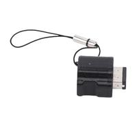Xiuganpo Convertitore di Ricarica per Console di Gioco SP con Corda Sospesa Anti-smarrimento, Progettato per Un'esperienza di Gioco, Leggero e Portatile (BLACK)