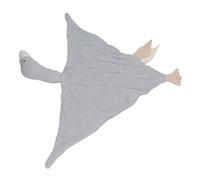 Xiuganpo Coperta di Sicurezza in Oca, Cotone Morbido e Carino per Neonati, Coperta di Sicurezza Multiuso Traspirante per Animali 1 Pz (GREY)