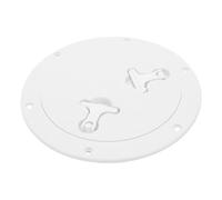 Xiuganpo Copertura per Boccaporto per Barche Rotonda da 9 Pollici, Piastra di Coperta Antiscivolo Rinforzata, Copertura Rimovibile con Guarnizione Impermeabilizzante, Ideale per Yacht, e Uso (White)