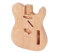 Xiuganpo Corpo per Chitarra Elettrica Incompiuto, Materiale di Ricambio Fai-da-te in Materiale Premium di Mogano e Noce, Parti di Chitarra Professionali con Design Personalizzabile per Liutai e