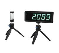 Xiuganpo Cronometro per Sprint, Orologio da Corsa a Infrarossi Alimentato a Batteria con Display a 5 Cifre per la Corsa in Moto, Allenamento di velocità, Pattinaggio su Pista