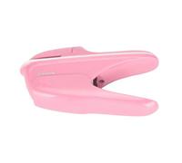 Xiuganpo Cucitrice Senza Punti ABS Cucitrice Senza Punti Carta per Libri Salva-lavoro per la Scuola Home Office Strumento di Rilegatura Manuale Sicuro Ed Ecologico (PINK)