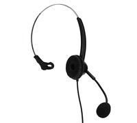 Xiuganpo Cuffie Unilaterali, Comode per Tutto il Giorno, Ampia compatibilità per il Telemarketing, Scheda USB Nera