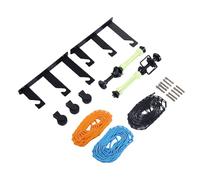 Xiuganpo di Supporto Manuale per Fondale a 3 Rulli con Montaggio a Parete, Supporto per Parete per Fondale a 3 Assi, di per Studio con Design Compatto, Ideale per Home Studio, Streaming Live e