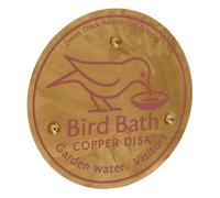 Xiuganpo Disco di Pulizia in Rame Puro, Disco in Rame per Bagno di Uccelli, Punto Triplo di Spessore 1 Mm, Supporta l'Uso per Tutte Le Stagioni per Uso Esterno (B)