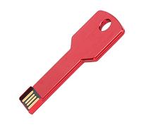 Xiuganpo Durevole Disco di Memoria a U con Design a Chiave in Lega di Alluminio Rosso con Grande capacità per L'archiviazione Rapida dei Dati per L'uso del Computer 'auto (16GB)