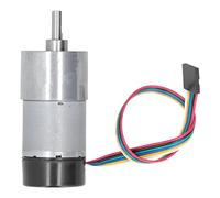 Xiuganpo Encoder Motoriduttore in Metallo, Motoriduttore con Riduttore di Velocità a Coppia Elevata DC 12V con Encoder, per Poltrone Massaggio Forni Elettrici Attrezzature Mediche (500RPM)
