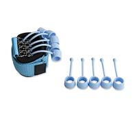Xiuganpo Esercitatore per le Mani, 20 Libbre 40 Libbre 60 75 Resistenza Regolabile Allenatore per Estensori di e Mani, Rinforzo Ergonomico per con Fascia di Resistenza per Riabilitazione Terapeutica
