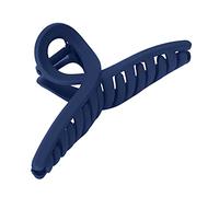 Xiuganpo Fermagli per Capelli Medi Morsetti per Capelli Eleganti e Antiscivolo per Donna, Proteggi i Sotto la Doccia, Lavaggio del Viso e Cucina, Foglio di Acetato e Lega, 1 Pezzo (blu navy)