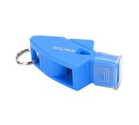 Xiuganpo Fischietto in Plastica dal Suono Audace per Il Calcio con Cordino e Clip per Il Dito, Perfetto per Gli Arbitri degli Allenatori nelle Competizioni e negli Allenamenti (Blu Scuro)