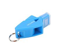 Xiuganpo Fischietto in Plastica dal Suono Audace per Il Calcio con Cordino e Clip per Il Dito, Perfetto per Gli Arbitri degli Allenatori nelle Competizioni e negli Allenamenti (Azzurro)