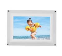 Xiuganpo Frame di Foto Digitale da 10,1 Pollici, ACRYLIC USB2.0 Frame di Foto Elettronico Video Lettore di Musica con Luce a LED, Telaio di Foto Digitale da 8 GB per Decorazioni per il