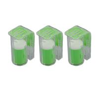 Xiuganpo Gabbia per Marcare le Api Regine, Strumento di Marcatura in Plastica Resistente per Etichettare le Api Regine, Perfetto per gli Apicoltori, Set da 3 Pezzi (GREEN)