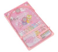 Xiuganpo Gioco di Flipper Tascabile per Bambini, Migliora il Riconoscimento dei Colori e la flessibilità delle, Sviluppa il Pensiero Strategico, Gioca con gli Amici, Materiale Plastico (PINK)