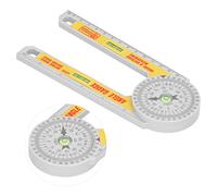 Xiuganpo Goniometro per Troncatrice, Materiali di Alta qualità, Goniometro Falegname, Resistenza all'usura per la Costruzione di Tubazioni per la Misurazione degli Angoli delle Pareti