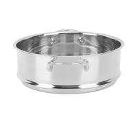 Xiuganpo Griglia a Vapore Resistente in Acciaio Inossidabile con Rete di Drenaggio per Cuocere a Vapore Vari Alimenti Facile da Pulire per la Quotidiana (SILVER)