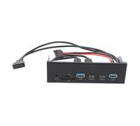 Xiuganpo Hub del Pannello Frontale USB, Piastra Anteriore 'unità Ottica Gen2 per la Scheda di Memoria da 19 Pin per il Computer PC