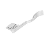 Xiuganpo Impugnatura per Pollice della Fotocamera in Lega di Alluminio Compatibile con A7CII A7CR, Copertura per Hot-Shoe Montata a Pressione, Design Curvo Ergonomico per Fotografi (Silver)