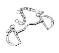 Xiuganpo in Acciaio Inox con Catena, D Ring Snaffle for 135mm