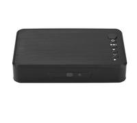 Xiuganpo Interfaccia Multimediale HD Lettore Video HD 1080P Decoder 4K Lettore Multimediale Portatile Mini MP4 con Telecomando IR, Sfoglia il Manuale Utente per Supporto Formato DTS (Spina europea)