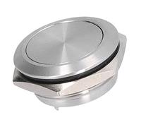 Xiuganpo Interruttori a Pulsante Impermeabili in Acciaio Inossidabile per il Controllo del Circuito, Accessori di Alimentazione 5 Pezzi per Avviatori a Solenoide (22MM)