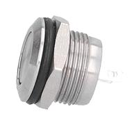 Xiuganpo Interruttori a Pulsante Impermeabili in Acciaio Inossidabile per il Controllo del Circuito, Accessori di Alimentazione 5 Pezzi per Avviatori a Solenoide (12 mm)