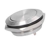 Xiuganpo Interruttori a Pulsante Impermeabili in Acciaio Inossidabile per il Controllo del Circuito, Accessori di Alimentazione 5 Pezzi per Avviatori a Solenoide (25 mm)