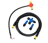 Xiuganpo Kit di Avviamento NMEA 2000, Cavi Dorsale Cavi per Cadute Dual Tees Kit Terminatori Marine 2k Network per Dispositivo SimradGarmin Lowrance, Cavo DorsaleDa 0,3MCavo di FilialeDa