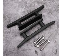 Xiuganpo Kit di Tacchette per Coppia | Materiale ABS Antiruggine | Installazione Semplice | per Kayak, Barca, Canoa | Nero 6,5 Pollici di Lunghezza