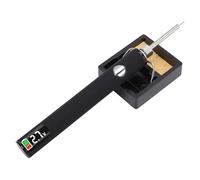 Xiuganpo Kit Penna Brucia Filo Ricaricabile per la Creazione di Gioielli, Perline, Artigianato in Pelle, Cucito, Tessitura, Incordatura, Display Digitale Portatile (BLACK)