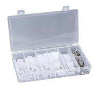 Xiuganpo Kit Terminal Block CH3.96MM 230PCS, Connettori a Spina Diritta | Materiale ABS resistente, connessione via cavo , con scatola di immagazzinaggio portatile per progetti elettronici