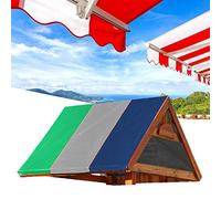 Xiuganpo La Tettoia per Altalena in Tessuto Oxford 210D di Alta qualità Previene Problemi con le Foglie, Dotata di Accessori a Vite per il Fissaggio, 132X226 Cm, Verde, Blu, Rosso (Corrispondenza di