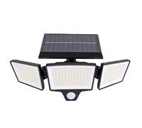 Xiuganpo Luce con Sensore di Movimento Solare, Luce Esterna a LED da 2500LM con Rilevatore di Movimento Umano, Impermeabile IP65 per Cortili, Percorsi, Giardini