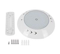 Xiuganpo Luce per Piscina 252LED, IP68 Impermeabile 18W AC12V 6000K Lampada Subacquea Bianca per Paesaggi con Angolo del Fascio di 120 Gradi per Illuminazione di Fontane da Giardino per (SL-8001)