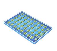 Xiuganpo Macchina da Lettura Araba per Bambini, Giocattolo Educativo Interattivo, Apprendimento Multisensoriale per Bambini, Colorato e Resistente, Dimensioni 19x12x1,5 Cm (BLUE)