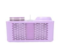 Xiuganpo Macchina per Ghiaccioli Portatile, Dolcetti Veloci Fatti in Casa con Finestra Trasparente e Vano Portaoggetti, per Uso in Camera, in Ufficio, in Viaggio, in Campeggio (Spina europea)