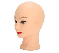 Xiuganpo Mannequin Head, Formazione Cosmetologia Professionale Realistica Bald Manikin Head, per Allenarsi per il Trucco per l'acconciatura per il Negozio di Parrucche (Avere lo stile del trucco)