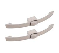 Xiuganpo Manopola per Cassetto Organizzata con Chiusura a Pulsante per, Pearl Ni[2PCS] (Distanza dei fori 160 mm/6,3 pollici)